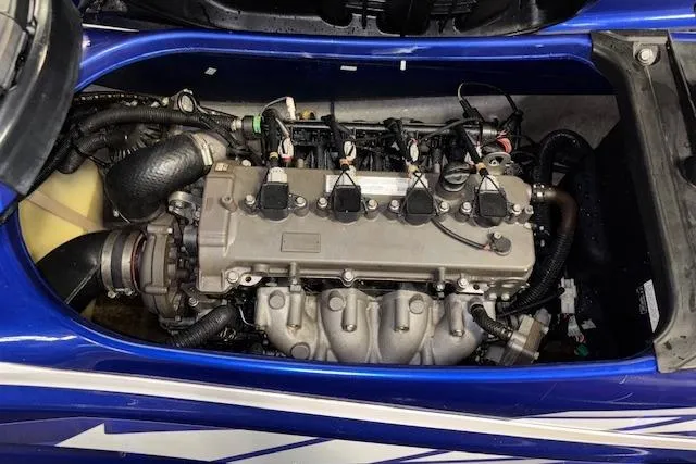 Slide: The Image of Engine of a 2018 Yamaha WaveRunner GP1800, showcasing internal components and design. - 12