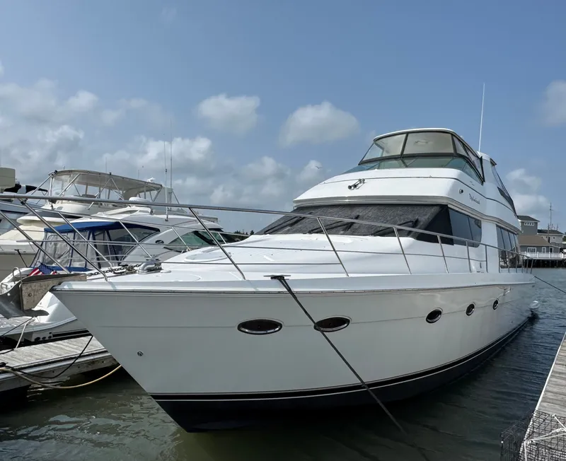 Slide: The Image of Carver Yachts 570 Voyager Pilothouse 2002 - 2