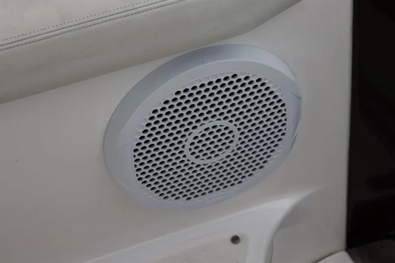 Slide: The Image of White speaker on 2014 Regal 30 Express boat interior panel. - 65
