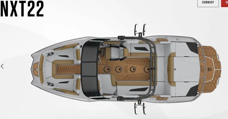 Slide: The Image of MasterCraft NXT22 2026 - 2