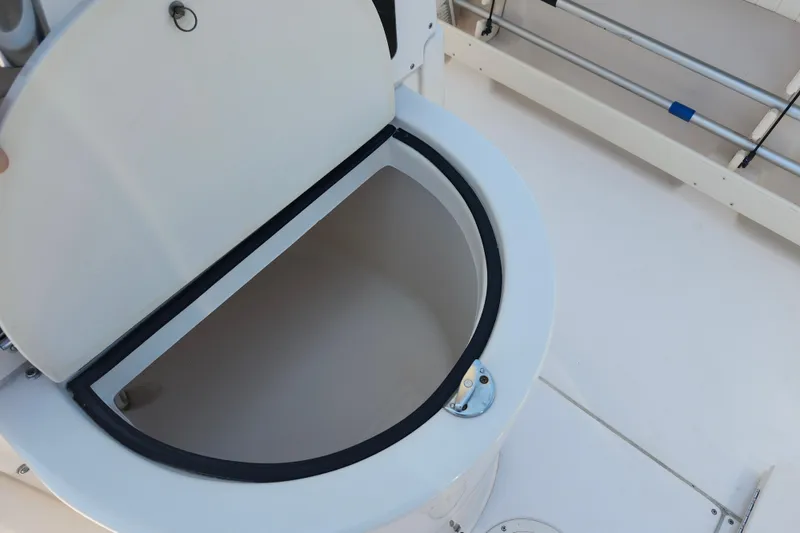 Slide: The Image of Open storage compartment on 2008 Grady-White Fisherman 222 boat. - 20