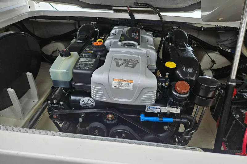 Slide: The Image of 2017 Formula 270 Bowrider engine compartment with Big Block V8 engine. - 30
