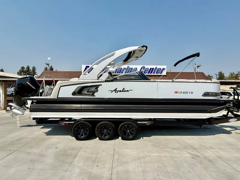 Slide: The Image of Avalon Excalibur LTD Elite Windshield 27 W/ 350HP Mercury V10 2023 - 1