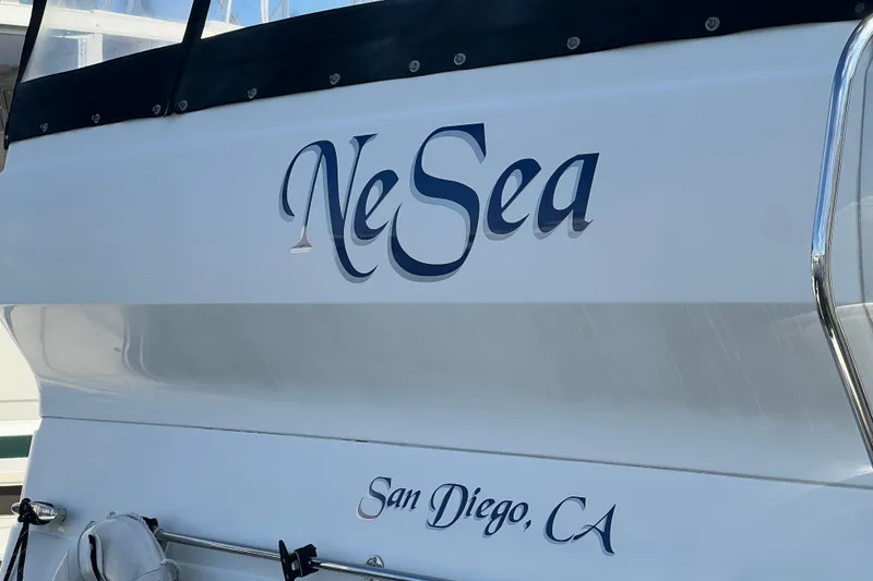 Slide: The Image of 2004 Carver 466 MY yacht named "NeSea" docked in San Diego, CA. - 3