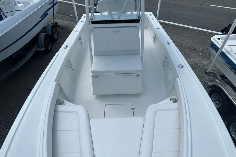Slide: The Image of 2026 Pair Customs 21 Center Console MV boat with spacious seating and sleek design. - 4