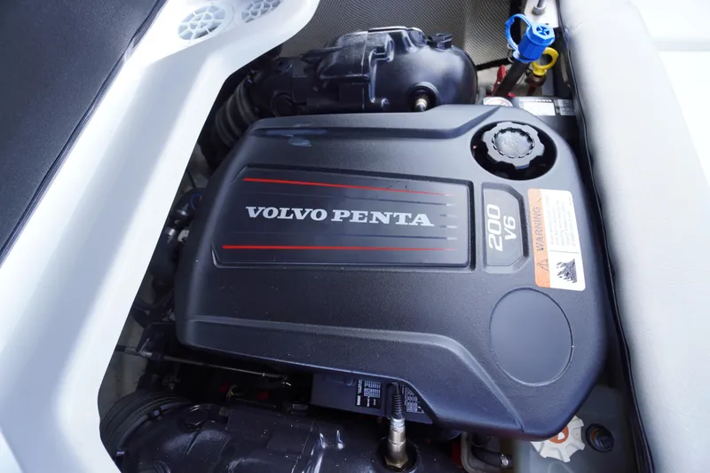 Slide: The Image of Volvo Penta 200 V6 engine in 2019 Regal 1900 ES Bowrider boat. - 20