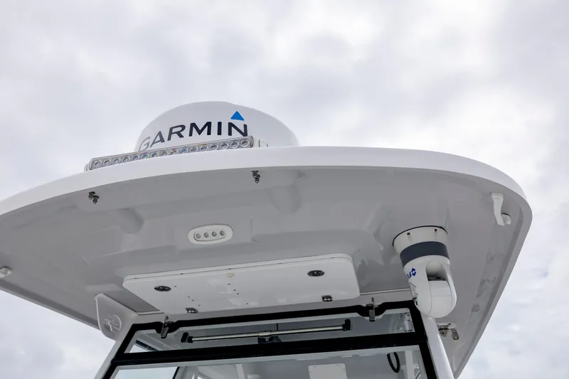 Slide: The Image of 2022 Sea Fox 368 Commander boat with Garmin radar and equipment. - 17