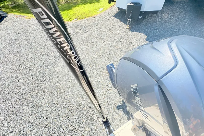 Slide: The Image of 2022 Grady-White 251 Coastal Explorer with Power-Pole anchor and Yamaha outboard motor. - 6