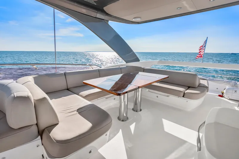 Slide: The Image of Princess F62 Stumped- Flybridge Dinette - 29