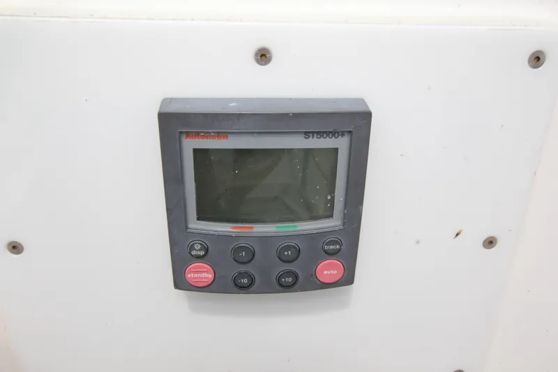 Slide: The Image of Autopilot control panel on 1982 Nautor Swan 371 sailboat. - 14