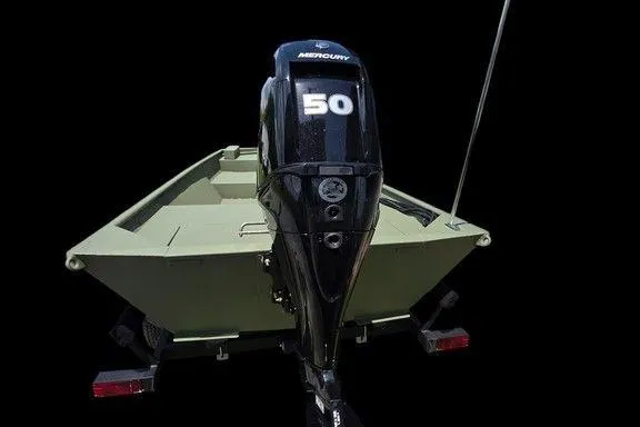 Slide: The Image of 2026 Weldcraft 1648 UV/DD ECONO Bass boat with Mercury 50 outboard motor. - 28
