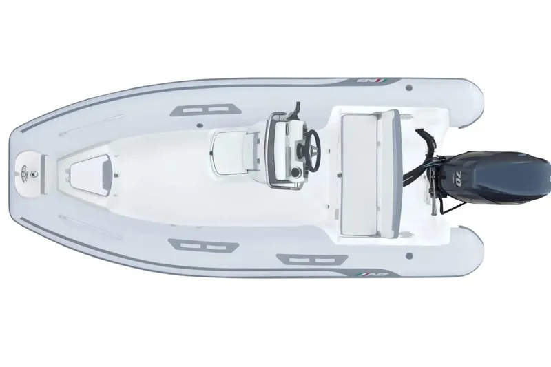 Slide: The Image of 2026 AB Inflatables Oceanus 15 VST interior seating area. - 2