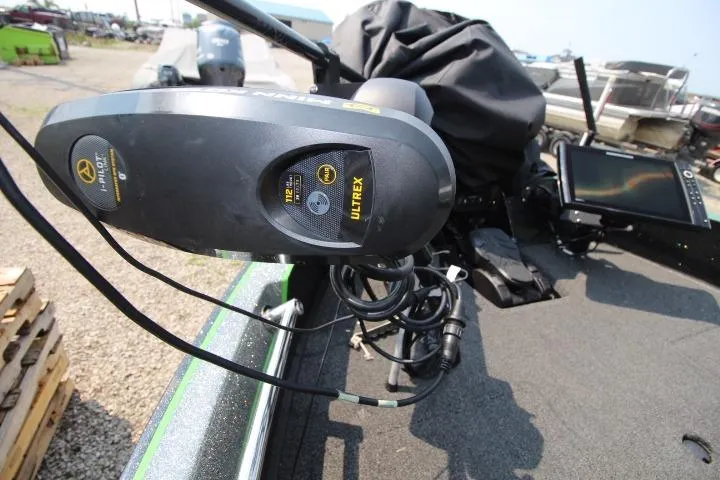 Slide: The Image of Trolling motor on a 2020 Nitro ZV20 Pro boat, featuring Ultrex technology. - 4