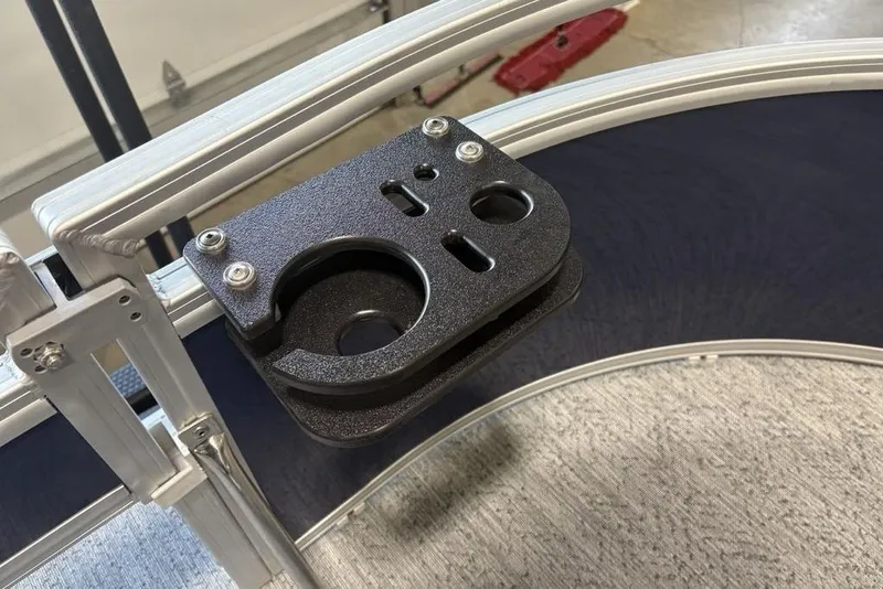 Slide: The Image of Close-up of a 2026 Sun Tracker Bass Buggy 16 XL Select boat component. - 5