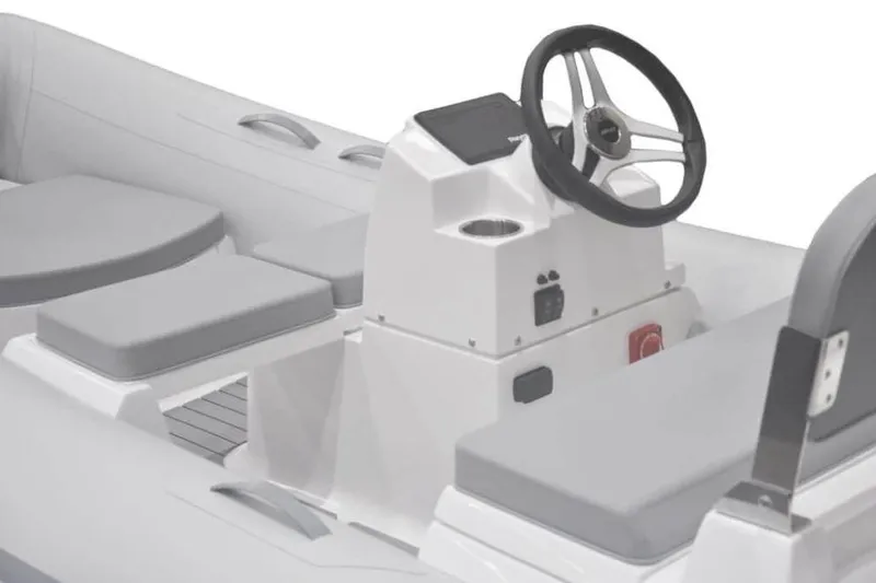 Slide: The Image of Interior view of AB Inflatables Mares 12 VSX 2026 boat. - 8