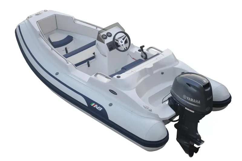 The Image of 2026 AB Inflatables Nautilus 13 DLX boat with Yamaha 60 outboard motor. - 0