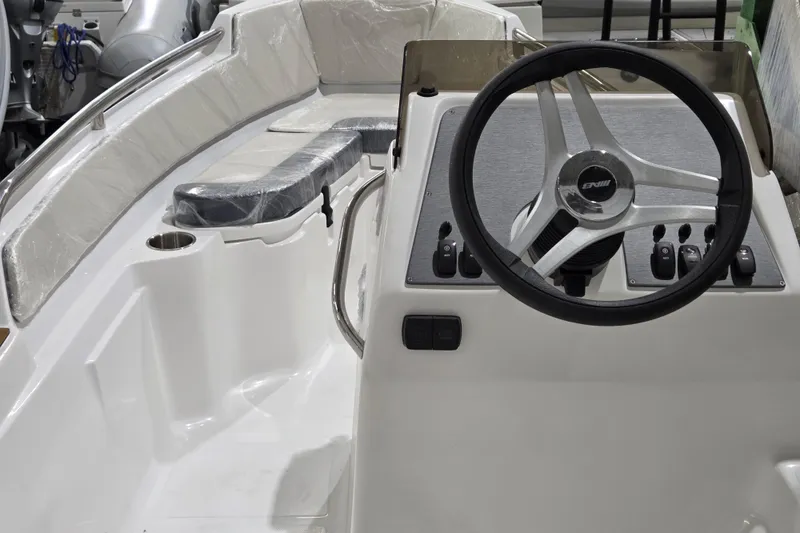Slide: The Image of Interior view of 2026 AB Inflatables Nautilus 15 DLX boat. - 6