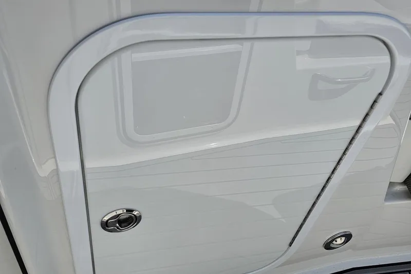 Slide: The Image of 2020 Formula 330 Crossover Bowrider, sleek white exterior detail. - 89