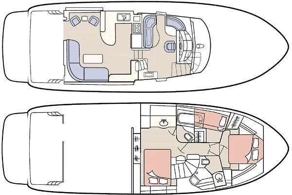Slide: The Image of Luxurious bathroom interior of 2001 Bayliner 5288 Pilot House Motoryacht with modern amenities. - 26