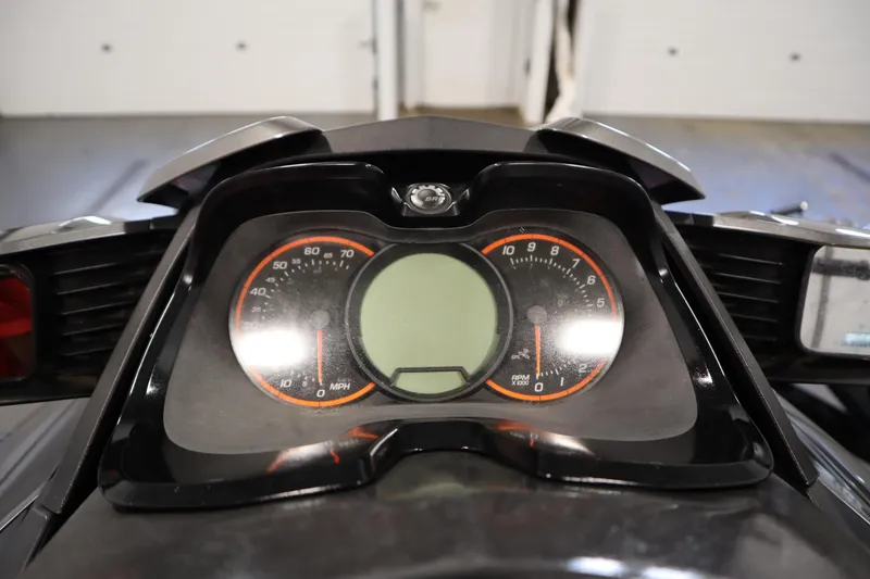 Slide: The Image of Dashboard of a 2013 Sea-Doo GTX 260 iS Limited watercraft, showing speedometer and tachometer. - 17