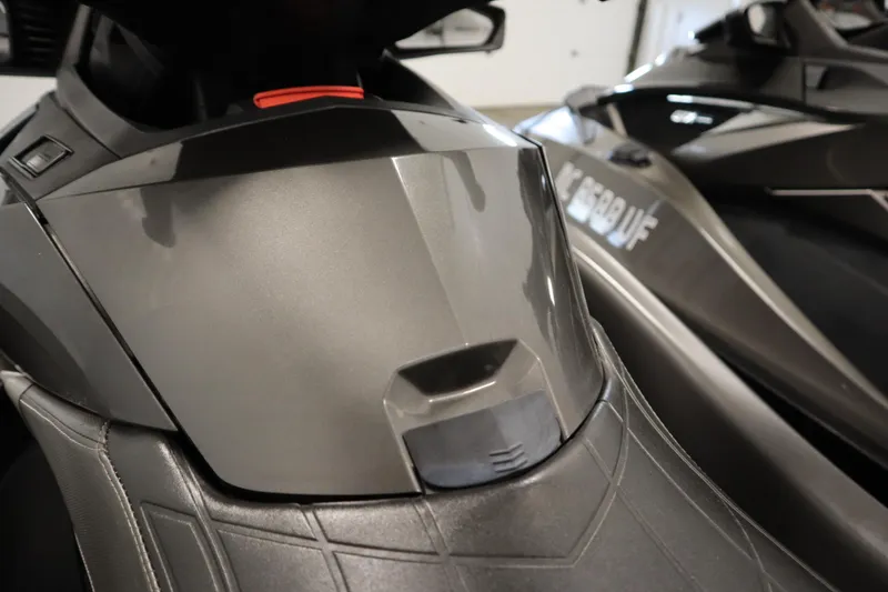 Slide: The Image of 2013 Sea-Doo GTX 260 iS Limited jet ski, close-up view of sleek design. - 18