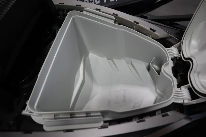 Slide: The Image of 2013 Sea-Doo GTX 260 iS Limited storage compartment, open and empty. - 27