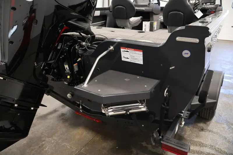 Slide: The Image of 2026 Crestliner 1750 Super Hawk interior with a sleek, modern boat seat design. - 26