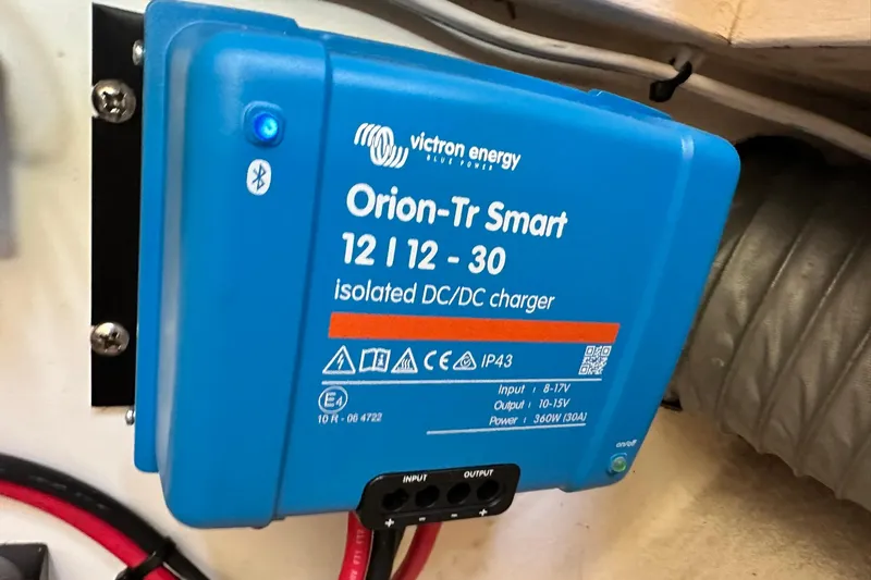 Slide: The Image of Victron Energy Orion-Tr Smart DC/DC charger in Hinckley Picnic Boat 36, 2000 model. - 40