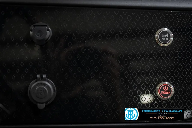 Slide: The Image of Digital dashboard display of 2026 Bennington 26 MSB boat, showing RPM and fuel data. - 37