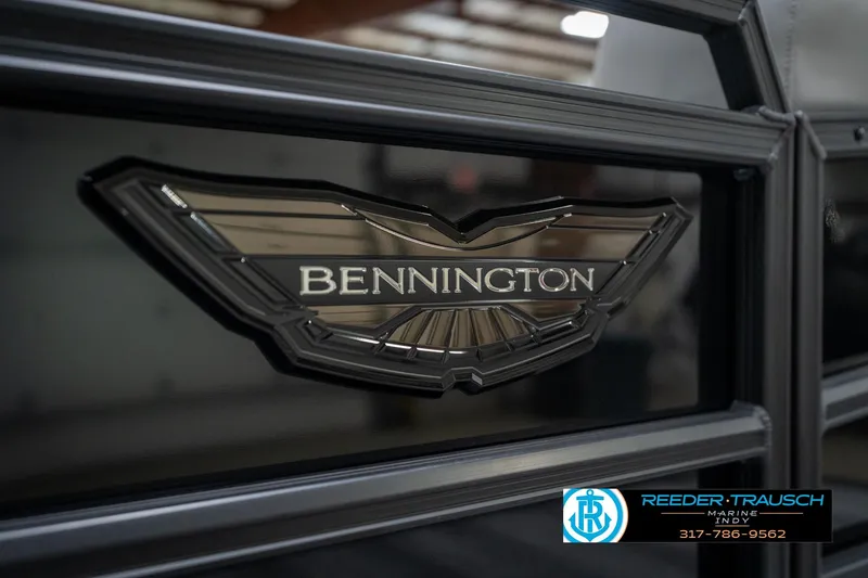 Slide: The Image of 2026 Bennington 26 MSB boat interior with sleek flooring and modern design. - 50