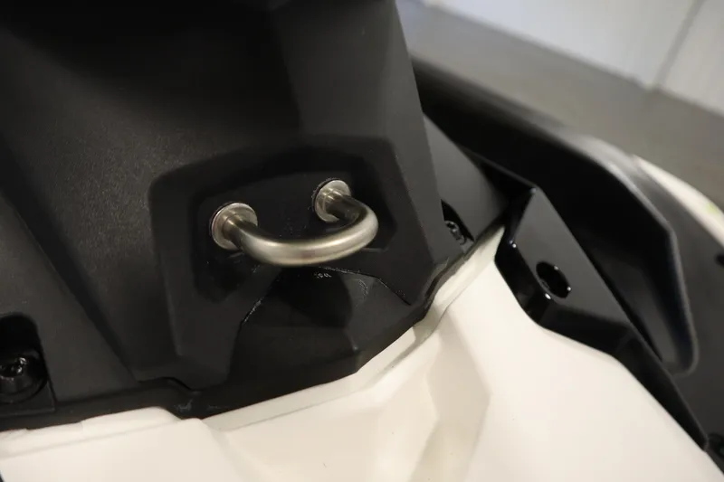 Slide: The Image of Close-up of 2023 Sea-Doo SPARK 3 IBR CONV SS tow hook detail. - 19