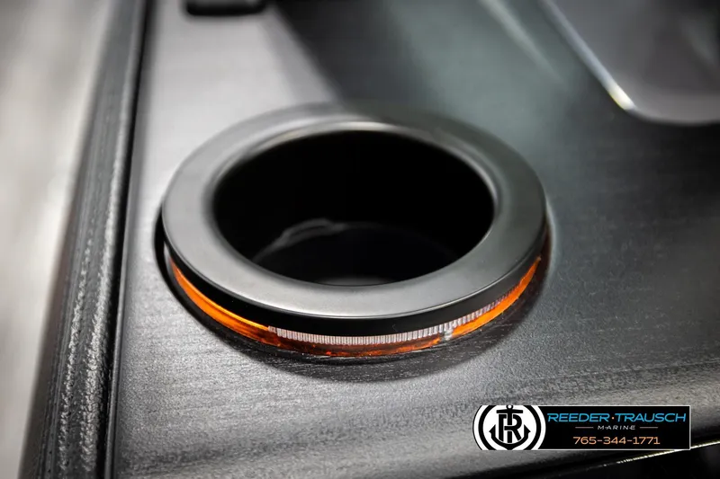 Slide: The Image of Cup holder with orange LED light on 2026 Bennington 22 MSBSE boat. - 34