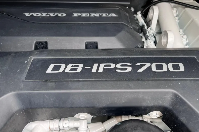 Slide: The Image of Engine room of 2022 Sabre 48 Salon Express with battery chargers and equipment. - 52