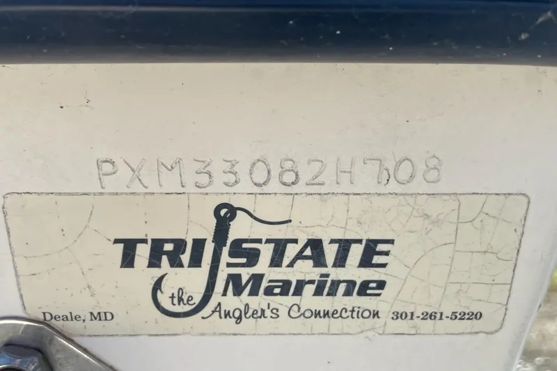 Slide: The Image of Parker 2310 Walkaround 2008 boat with Tri-State Marine sticker, Deale, MD. - 6