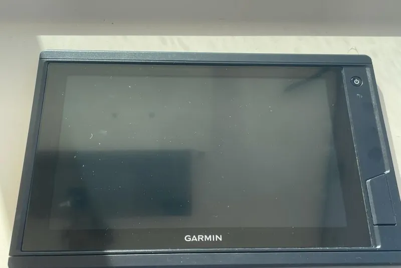 Slide: The Image of Garmin marine GPS device on a 2008 Parker 2310 Walkaround boat. - 7