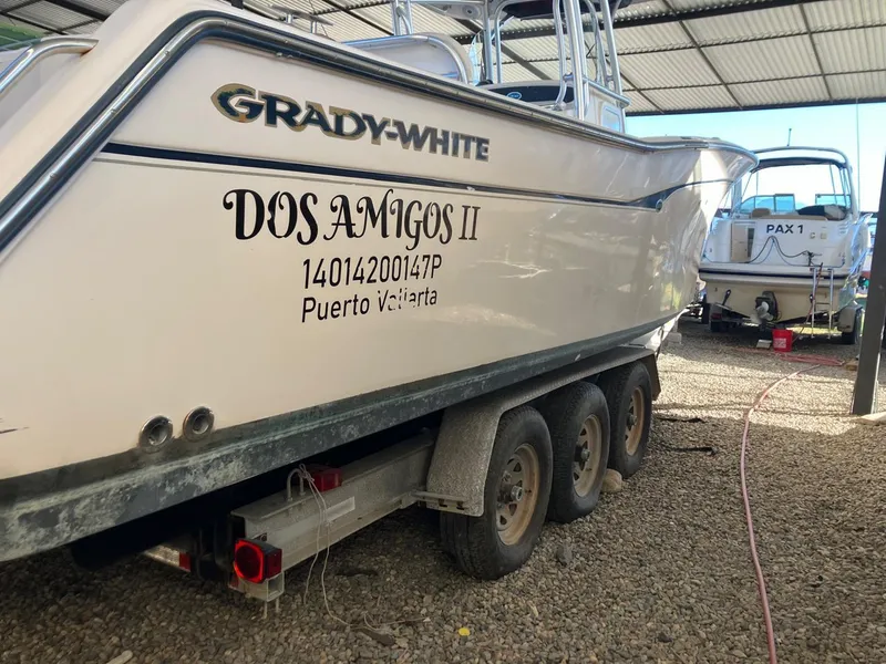 Slide: The Image of 2006 Grady-White Bimini 306 boat, "Dos Amigos II," in Puerto Vallarta storage. - 11