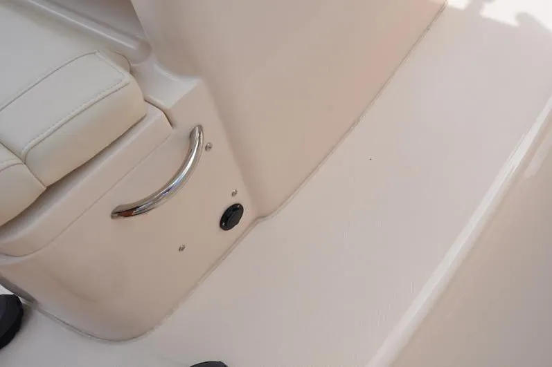 Slide: The Image of 2021 Grady-White Fisherman 236 boat interior with seat and handle detail. - 32