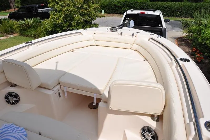 Slide: The Image of 2021 Grady-White Fisherman 236 boat with spacious seating and sleek design. - 34