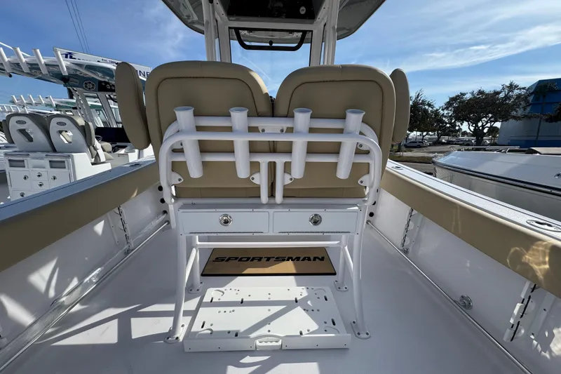 Slide: The Image of Open 232 bow seating and forward deck layout - 4