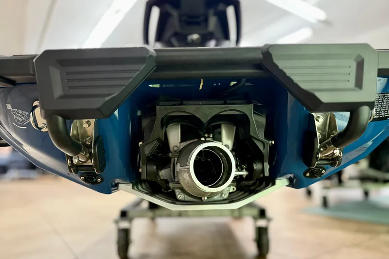 Slide: The Image of 2025 Yamaha WaveRunner VX Cruiser HO rear view, showcasing jet propulsion system. - 9