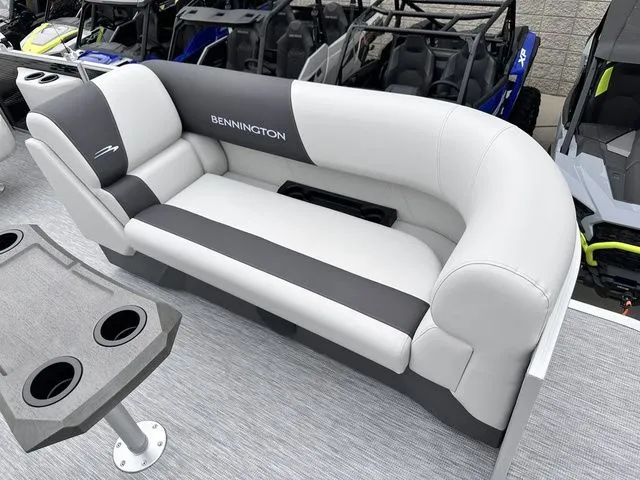 Slide: The Image of Bennington 22 SSB Swingback SPS Tri-Toon Pontoon 2025 - 10