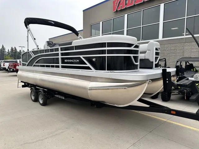 Slide: The Image of Bennington 22 SSB Swingback SPS Tri-Toon Pontoon 2025 - 2