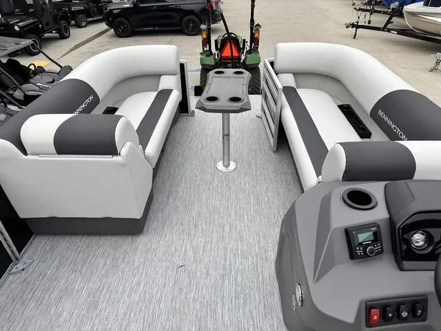 Slide: The Image of Bennington 22 SSB Swingback SPS Tri-Toon Pontoon 2025 - 22