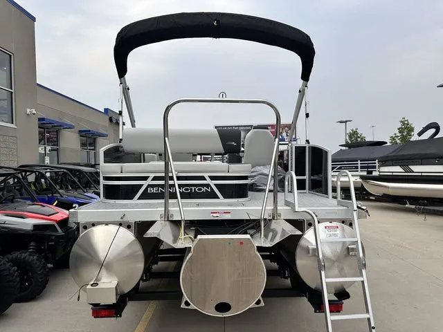 Slide: The Image of Bennington 22 SSB Swingback SPS Tri-Toon Pontoon 2025 - 5