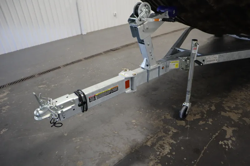 Slide: The Image of Trailer hitch of 2026 Lowe Roughneck RX2070 CC boat, featuring sturdy construction. - 30