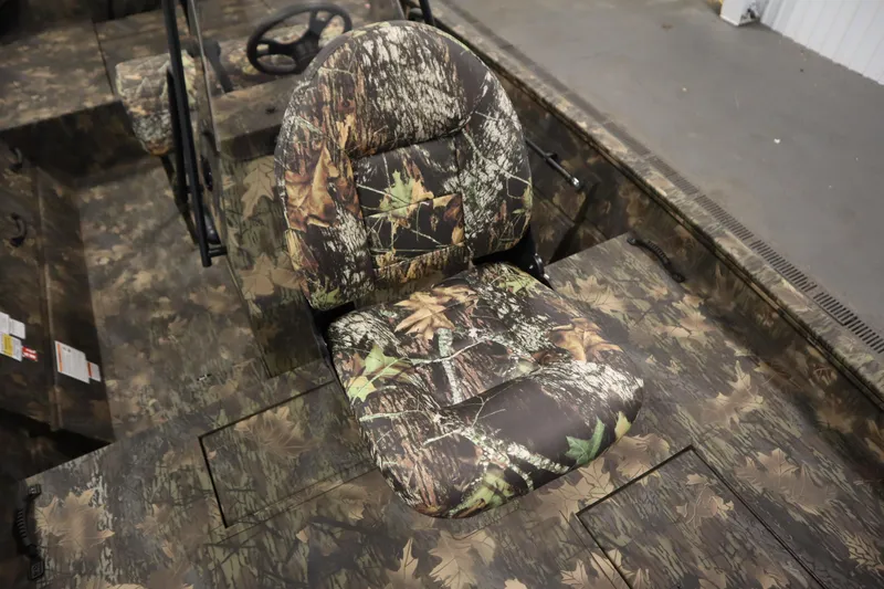 Slide: The Image of Camouflage seat in 2026 Lowe Roughneck RX1860 Pathfinder boat interior. - 13