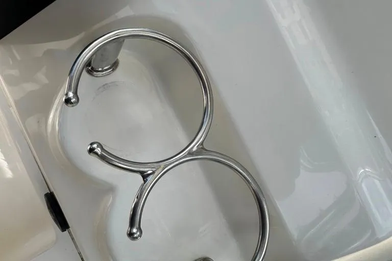 Slide: The Image of Chrome cup holders on a 2022 Key West 219 FS boat. - 36