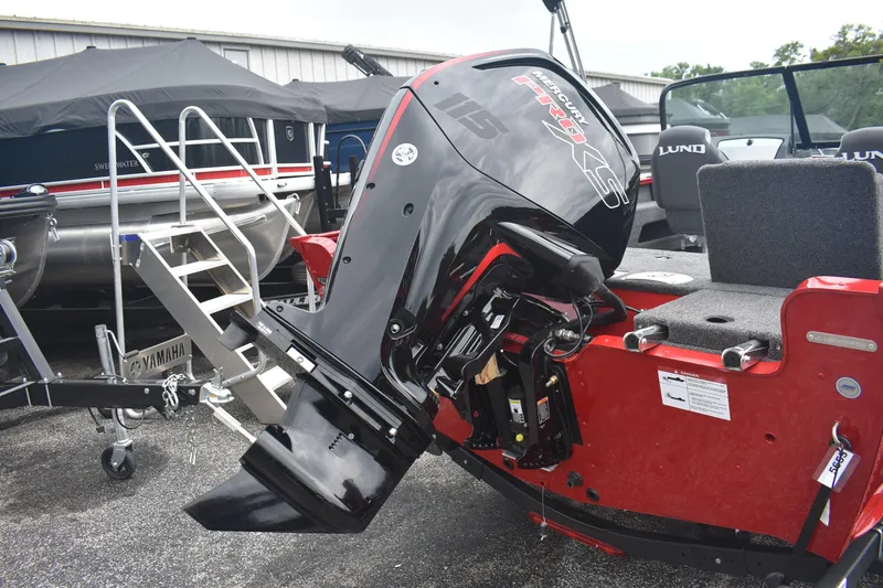 Slide: The Image of 2026 Lund 1775 Adventure Sport with Mercury Pro XS outboard motor. - 5