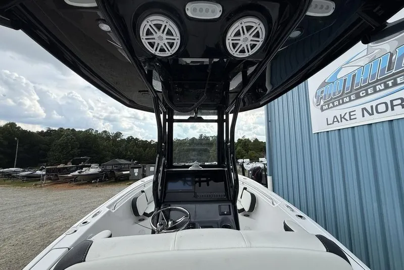 Slide: The Image of 2026 Tidewater 232 CC Adventure boat interior at Foothills Marine Center, Lake Norman. - 25