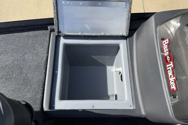 Slide: The Image of Open storage compartment in 2026 Tracker BASS TRACKER® Classic XL boat. - 11
